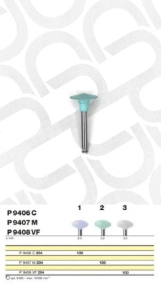 Полировочный бор по композиту 2-я ступень / P 9407 M 204.100, Drendel + Zweiling DIAMANT GmbH, Германия 