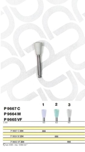 Полировочный бор по композиту 3-я ступень/ P 9665 VF 204.055, Drendel + Zweiling DIAMANT GmbH, Германия 